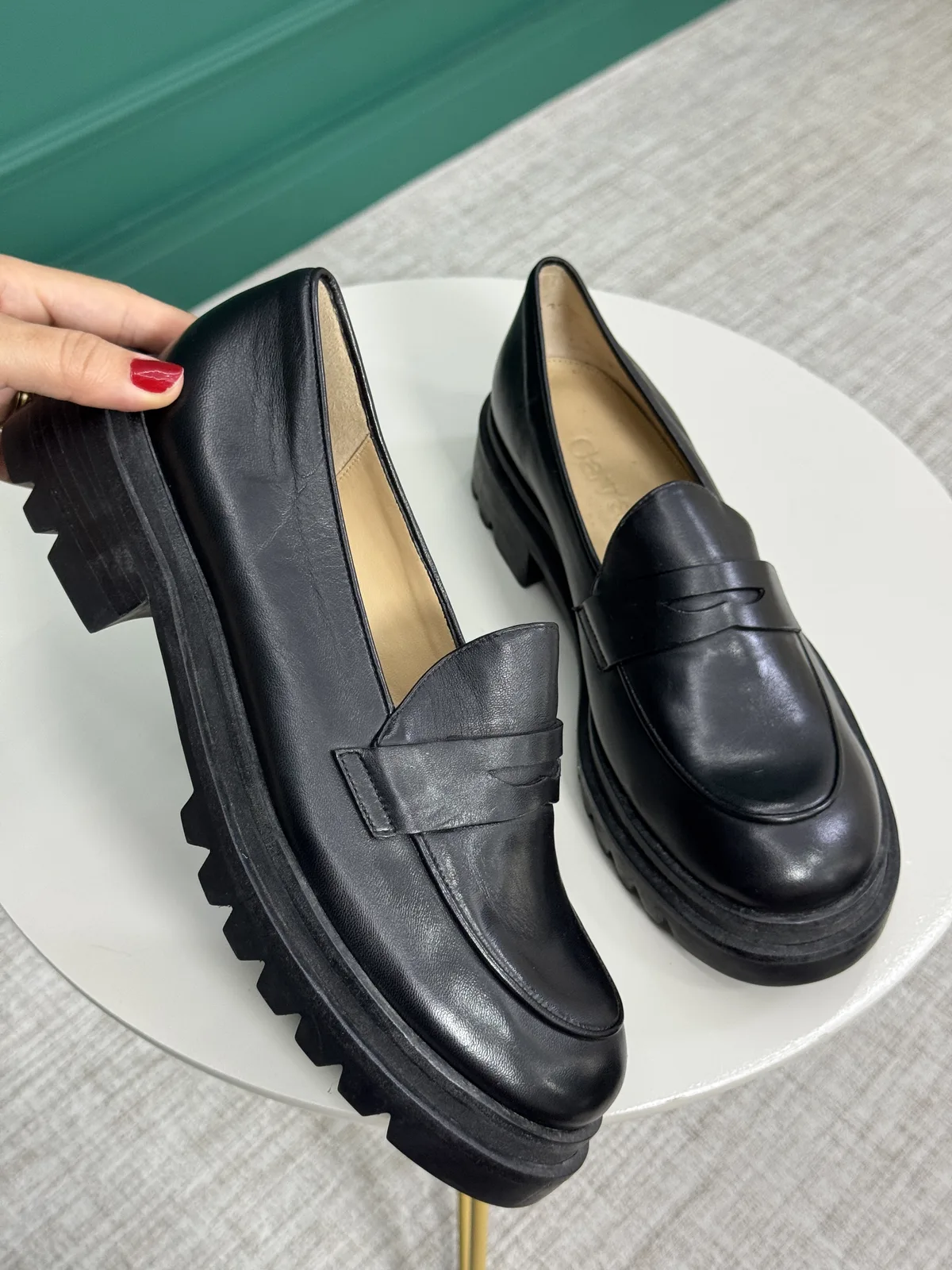 Mocassim Tratorado em Couro Preto - Cavage